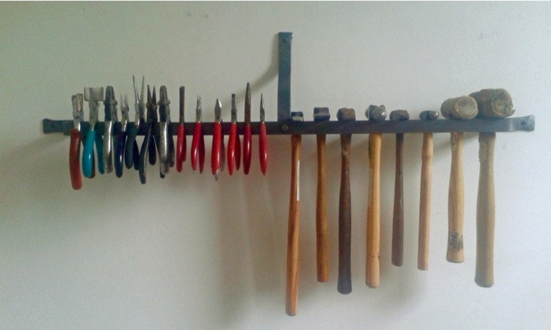 Jewellers Tool Rack Hanging Tools Blacksmith Hand Made, Bespoke Lengths ...