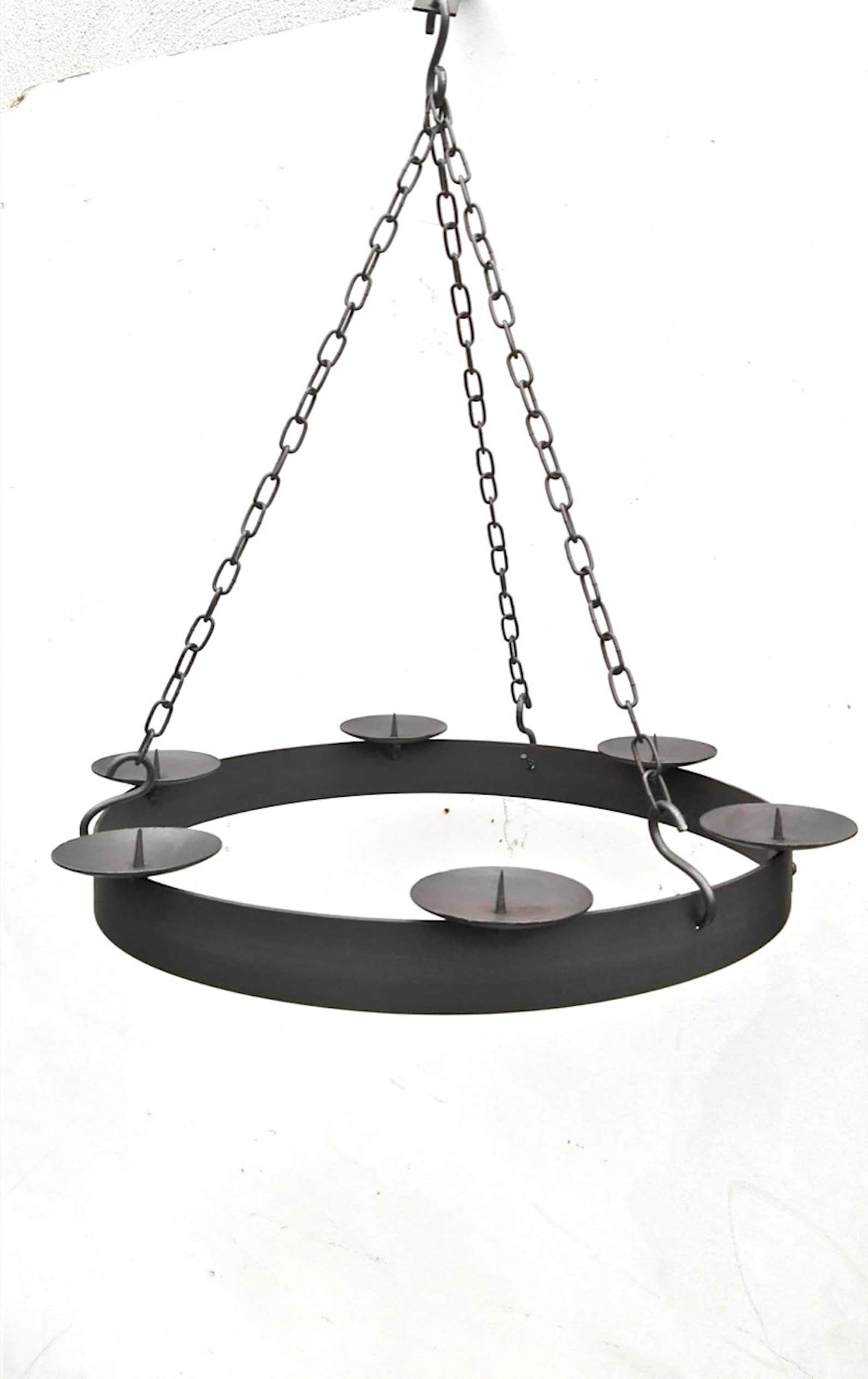 Hanging Round Candle Holder Sconce Church Candles Ceiling Etsy UK