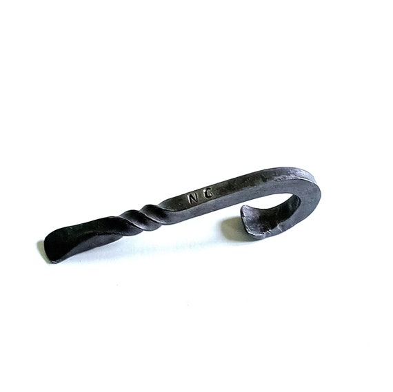 personalised bottle opener hand forged in UK gift for him blacksmith