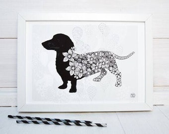 Sausage Dog print