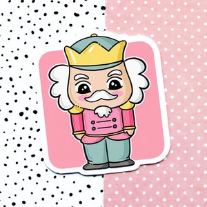Pegatinas de CASCANUECES - Pegatinas navideñas / Kawaii, lindas pegatinas troqueladas de Halloween para decorar agendas, diarios, bullet journals, scrapbooks