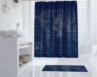 navy and white shower curtain vintage bathroom navy blue world map shower curtain dark travel decor masculine shower curtain etsy navy and white shower curtain vintage bathroom navy blue world map shower curtain dark travel decor masculine shower curtain etsy
