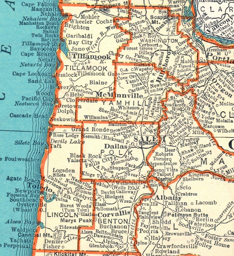 Map Of Oregon Coast Beaches - Maping Resources