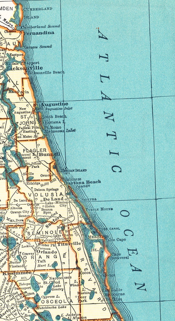 Map Of Eastern Florida