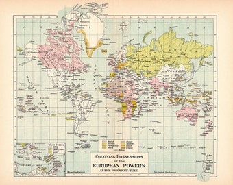 Manta polar con mapa del mundo vintage: decoración acogedora para viajes (60 x 80)