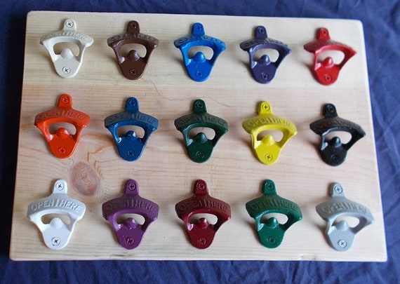 Wall Mounted Bottle Opener In Different Colors With Free Shipping