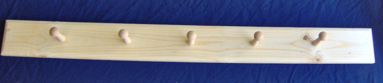 Shaker Peg Rack 36 Inch. Free Shipping Made in the USA Etsy
