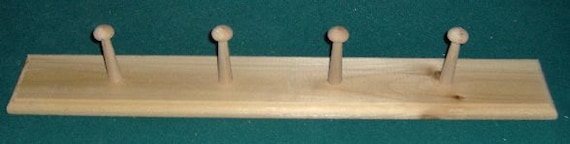 Shaker Peg Rack 24 Inch. Free Shipping! Made In The USA