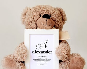 Alexander Name Art Etsy