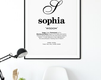 Sophia Name Art Etsy Sophia Name Art Etsy