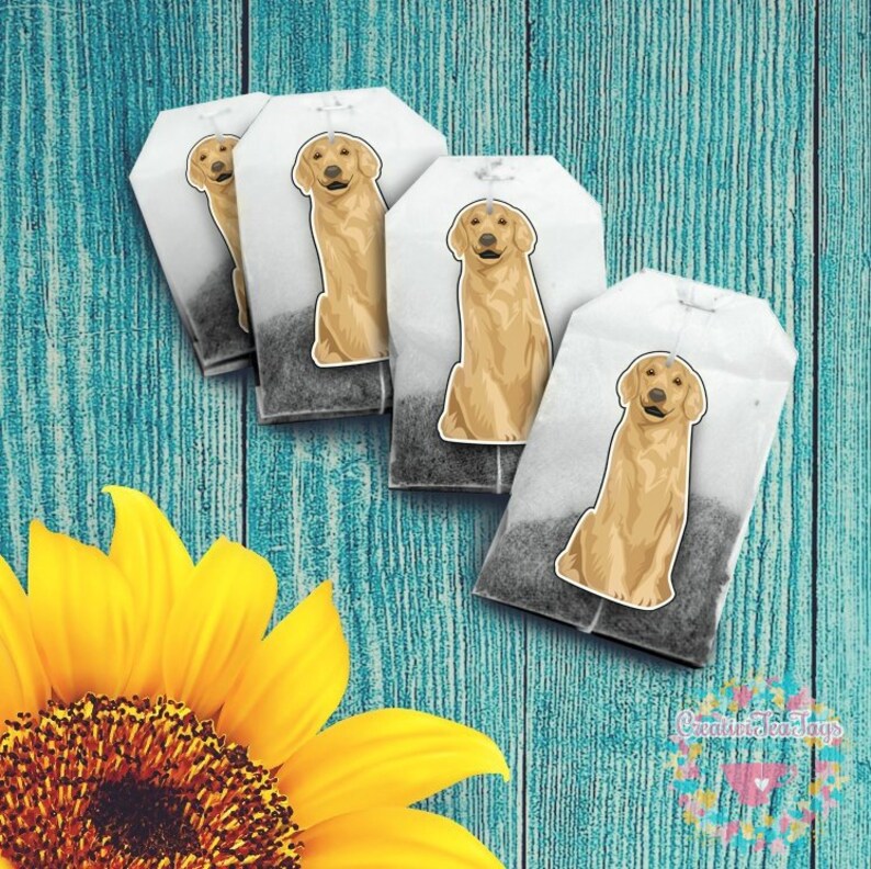 Retriever Tea Bags Galentines Day Gifts | Etsy