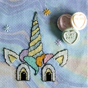 Pretty Unicorn | Digital Cross Stitch Pattern (Downloadable PDF)