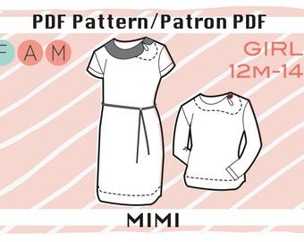 Mimi dress and shirt pattern