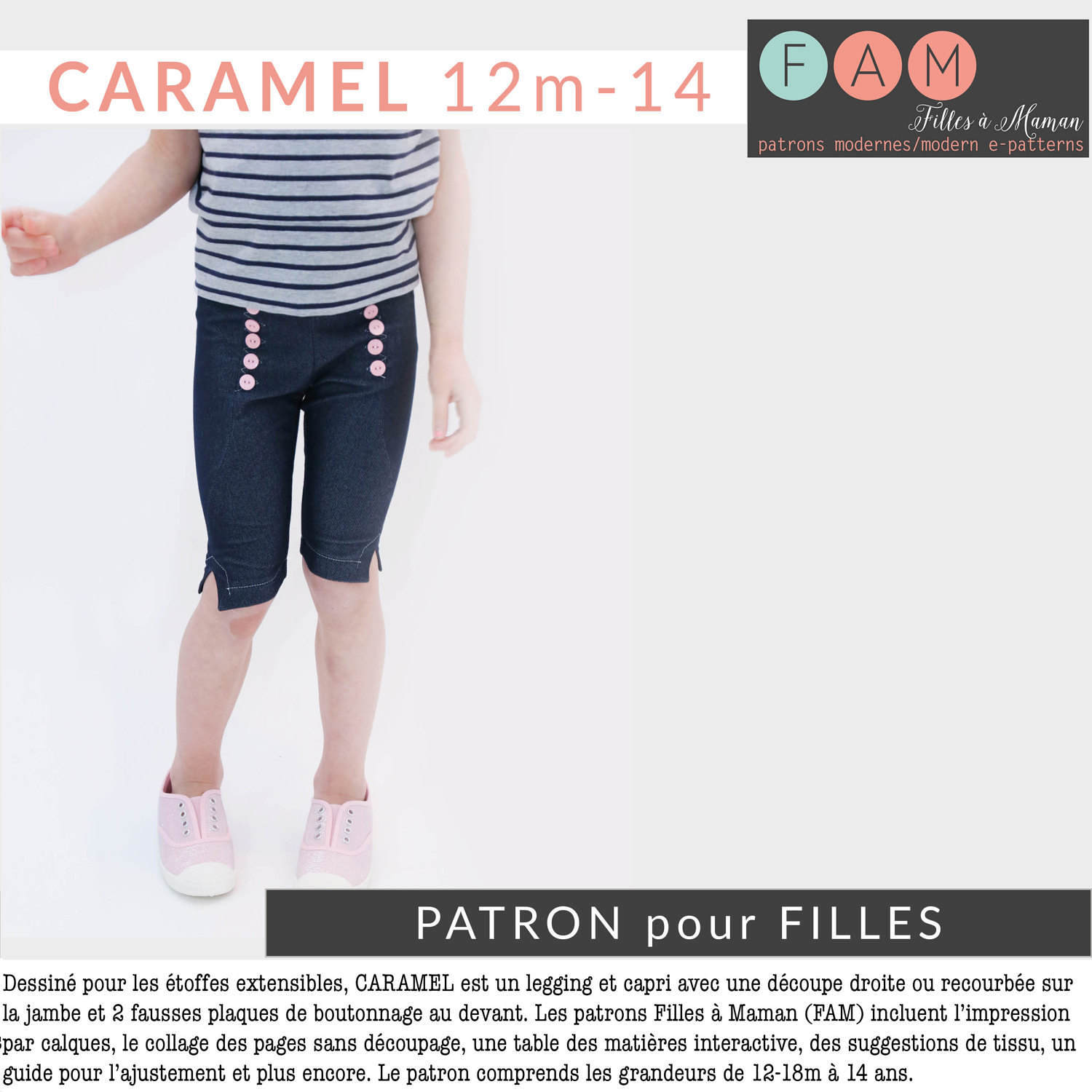 PDF Pattern of Caramel 12m-14 - Etsy