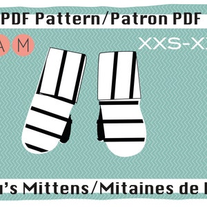 PDF pattern of Lou&#39;s mittens