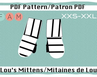 PDF pattern of Lou's mittens