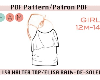 PDF Pattern of the ELISA halter top 30 minutes