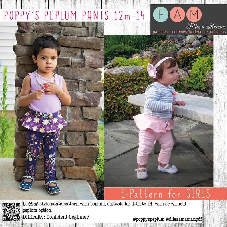 Fam_poppy's Peplum Pants | Etsy