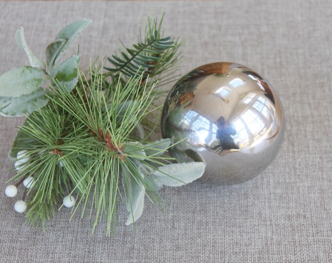 SOLD SEPARATELY Silver Metal Ball Decor Accent Silver Etsy
