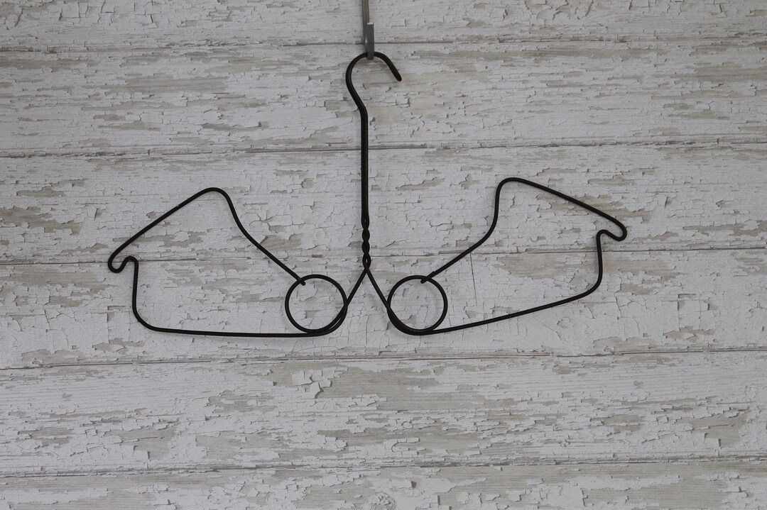 Antique Unique Metal Clothes Hanger Vintage Wire Art Hanger Etsy UK