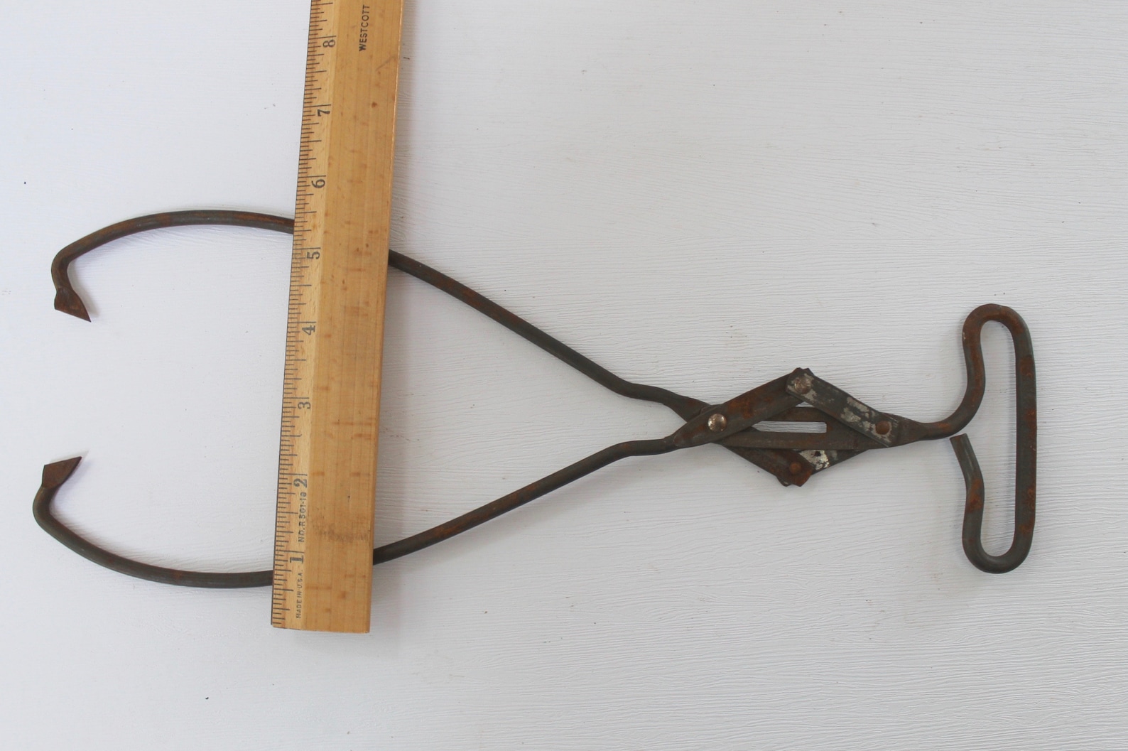 Antique Matching Set of 3 Metal Ice Block Tongs Vintage Ice Etsy UK