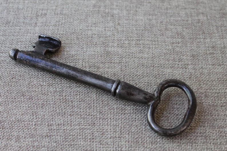 Large Heavy Metal Key Large Metal Skeleton Lock Key