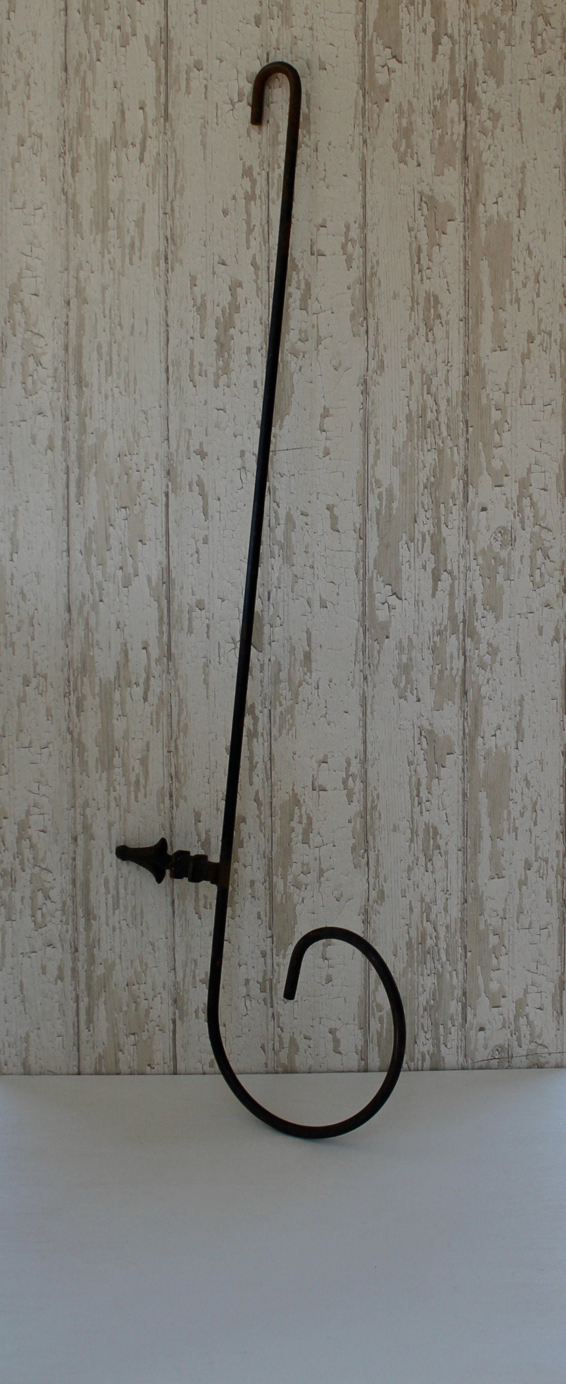 Sign Mount Rods Vintage Large Cast Iron Sign Holder Rod, Vintage Banner Holder Rod ...