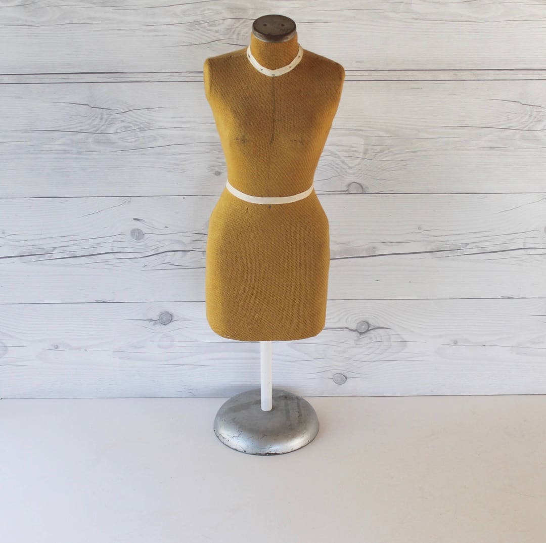 Vintage Half Scale Dress Form on Stand, Vintage 1/2 Scale Dressmaker's