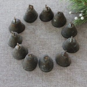Antique Small Bronze Liberty Bell with Loop Shank, Vintage Bell - SOLD SEPARATELY