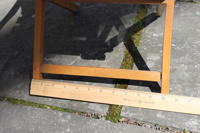 Vintage Pair of Child's Wooden Folding Chairs Vintage Etsy