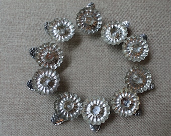 Vintage Set of 10 Metal Christmas Candle Tree Clips, Vintage Metal Tree Candle Clips, Vintage Tin Christmas Tree Candle Clips (#6)