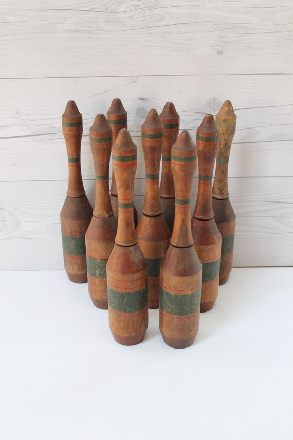 large bowling pin set
