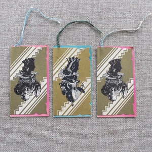 Vintage Lot of 3 Bridge Tally Cards - Unused, Vintage Bridge Game Tally Cards - Silhouette