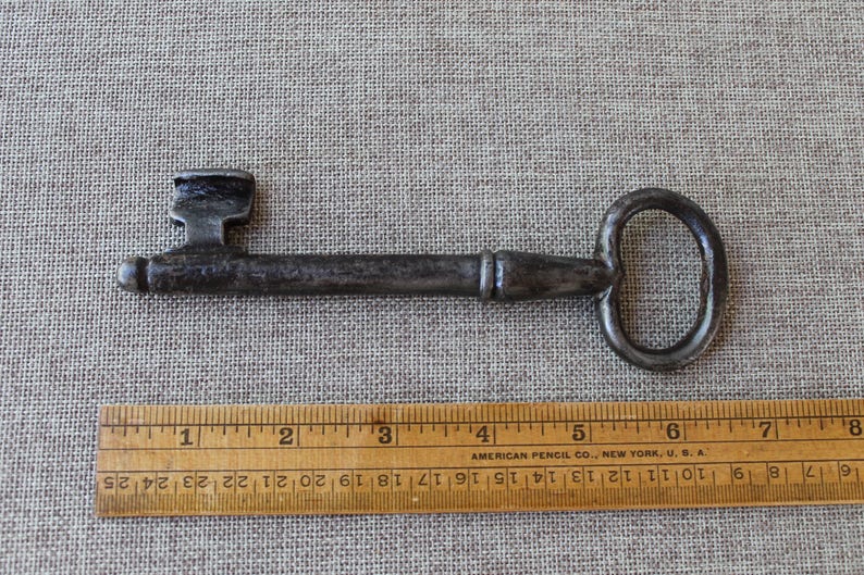 Large Heavy Metal Key Large Metal Skeleton Lock Key