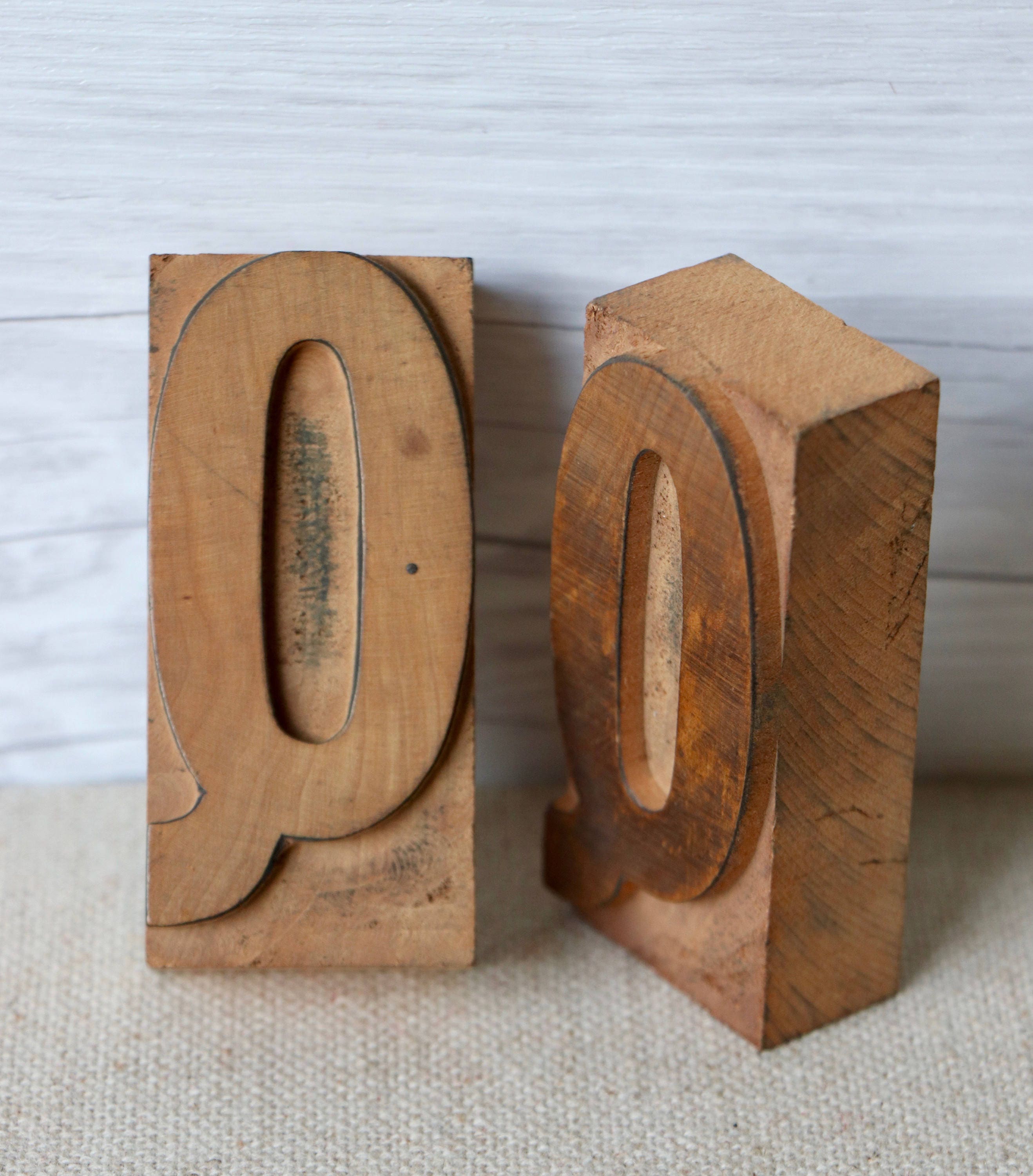 3 Letterpress Wood Block Letters Sold Individually Etsy UK