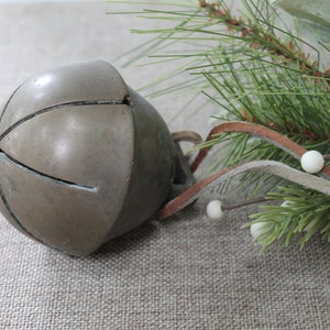 Jumbo Extra Large Galvanized Metal SET OF 3 Large Jingle Bell Christmas  Decorating Metal Bell Giant Sleigh Bell Farmhouse Outdoor Porch Bell