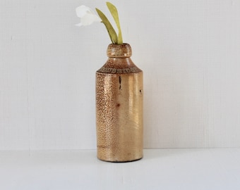 Vintage Primitive Earthenware/Stoneware Bottle - CR Ware Tonbridge, Vintage Rustic Stoneware Pottery Vase