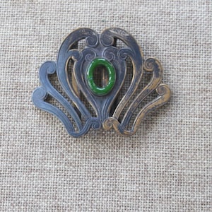 Antique Large Ornate Metal Victorian Belt Buckle, Antique Belt Buckle