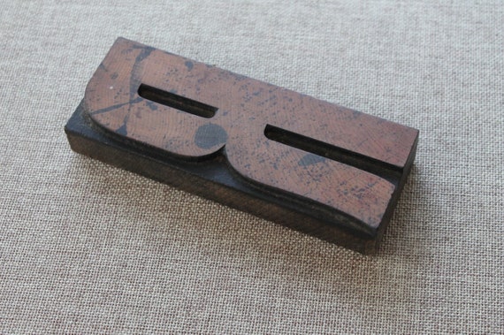 1 x VINTAGE Printing Type Metal Letter S Letterpress Printers Block CAPITAL S