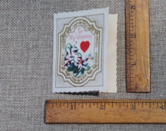 Vintage Small Valentine, Vintage Valentine's Day Card, Vintage Valentine Greeting Card