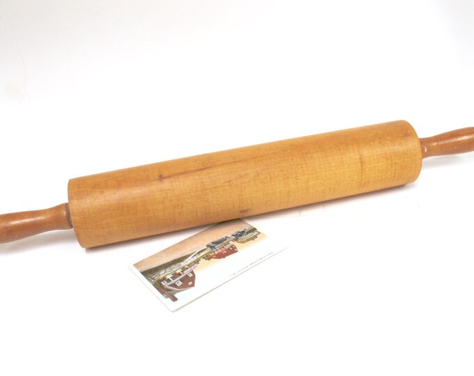 Vintage Rolling Pin/ 15 Roller/ Heavy Professional Etsy