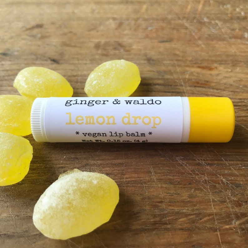 Lemon Drop Lip Balm Cruelty Free Vegan Etsy