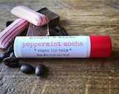 Peppermint Mocha Lip Balm Cruelty Free Vegan