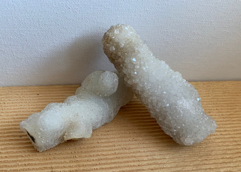 Chalcedony Coral Stalactites Druzy Chalcedony Coral Quartz Cluster