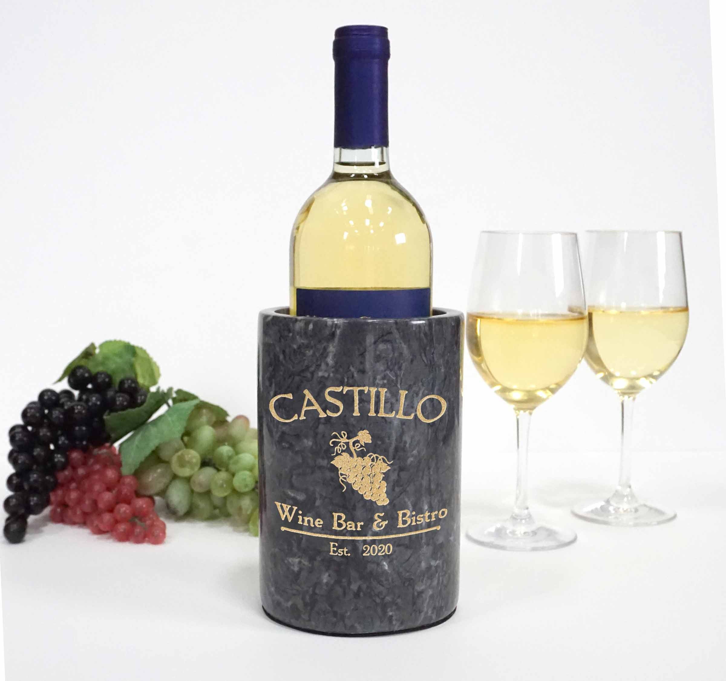 Personalized Wine Grapes Marble Wine Chiller B390 Etsy