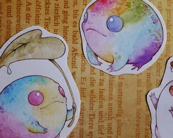 Juego de pegatinas de Pride Frogs