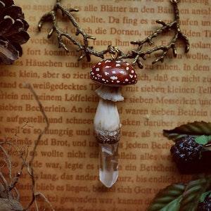Necklace &quot;Amanita&quot;
