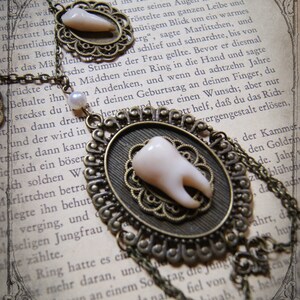 Necklace Morsus Teeth, Steampunk image 2