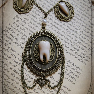 Necklace Morsus Teeth, Steampunk image 4