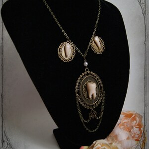 Necklace Morsus Teeth, Steampunk image 3